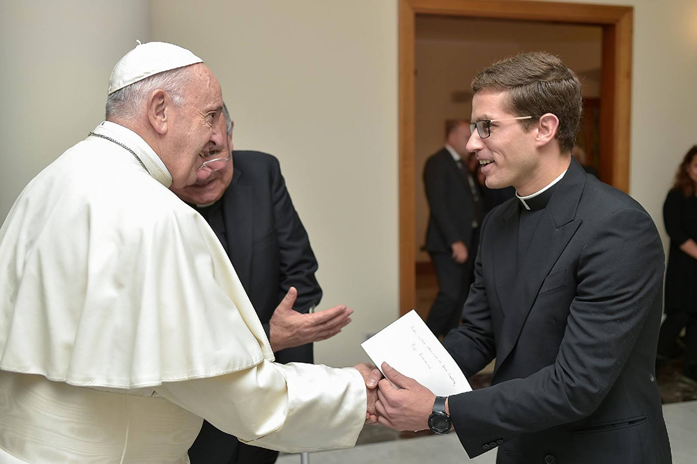 P. Rafael Vignaroli, LC, con el Santo Padre.